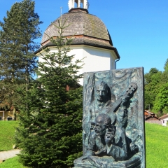 Relief Mohr-Gruber mit Stille-Nacht-Kapelle