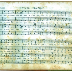 Stille-Nacht-Druck 1851 in den USA