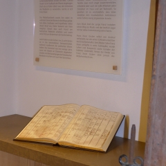 Taufbuch Franz-Xaver-Gruber-Gedächtnishaus in Hochburg (Kopie)