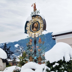 Grab von Joseph Mohr am Friedhof von Wagrain