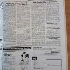 Berichte Halleiner Zeitung 1968