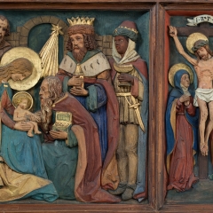 Anbetung der Könige und Kreuzigung