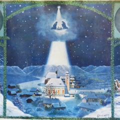 Aquarell "Stille Nacht Oberndorf"