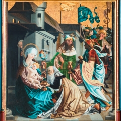 Tafelbild "Anbetung der Könige" Mariapfarr