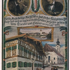 Erinnerungskarte 1818-1918