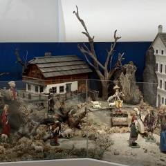 Weihnachtskrippe im Museum Mariapfarr