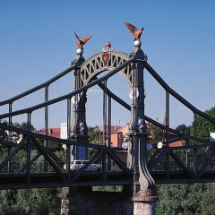 Länderbrücke zwischen Oberndorf bei Salzburg und Laufen