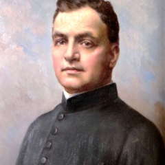 Portrait des Priesterkünstlers Josef Mühlbacher (1868-1933)