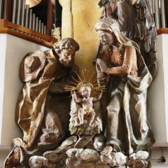 Orgelkrippe in der Pfarrkirche Wagrain