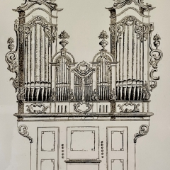 Prospekt für die neue Orgel von St. Nicola