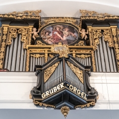 Franz Xaver Gruber-Orgel in der Stadtpfarrkirche Hallein