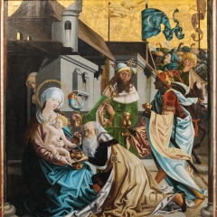 Tafelbild "Anbetung der Könige" in Mariapfarr