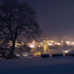 Burghausen bei Nacht