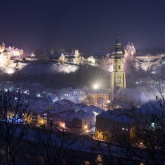 Burghausen bei Nacht