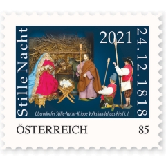 Oberndorfer Stille-Nacht-Krippe in Ried im Innkreis auf der Stil