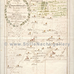 Karte der Pfarre Lamprechtshausen im "königlich baierischen Lan