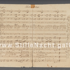 Stille Nacht Autograph V von Franz Xaver Gruber