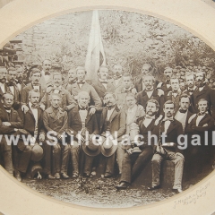 Franz Xaver Gruber mit der Halleiner Liedertafel