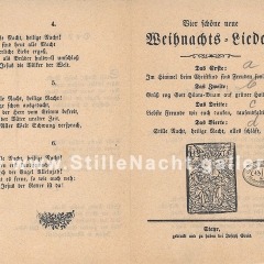 Erstdruck des Liedtextes bei Joseph Greis (1827-1835)