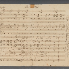 Autograph Franz Xaver Gruber