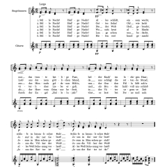 Notenblatt "Stille Nacht"